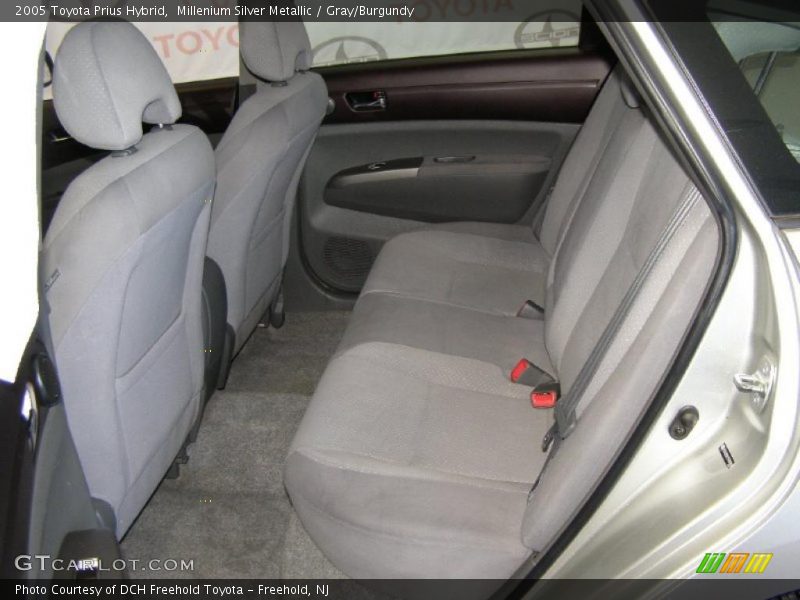 Millenium Silver Metallic / Gray/Burgundy 2005 Toyota Prius Hybrid