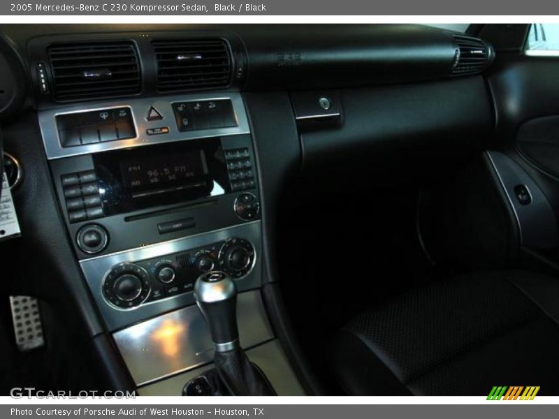 Black / Black 2005 Mercedes-Benz C 230 Kompressor Sedan