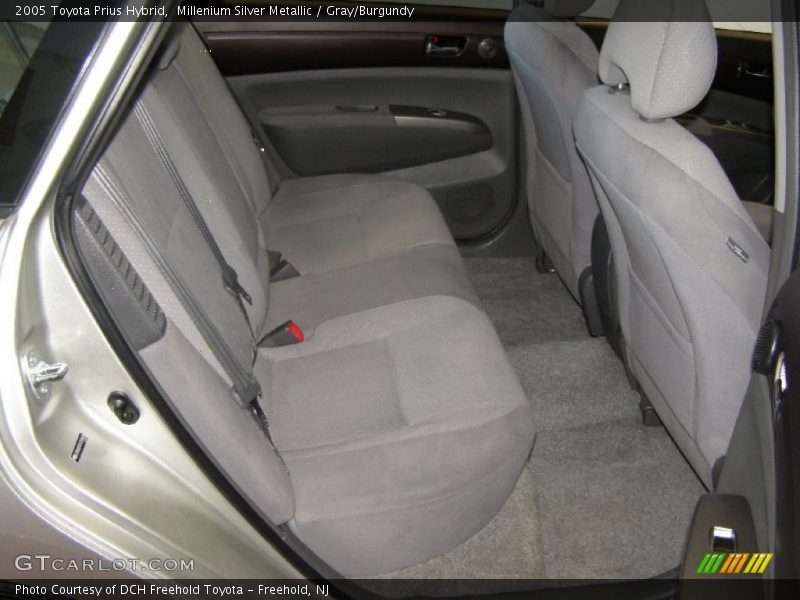 Millenium Silver Metallic / Gray/Burgundy 2005 Toyota Prius Hybrid