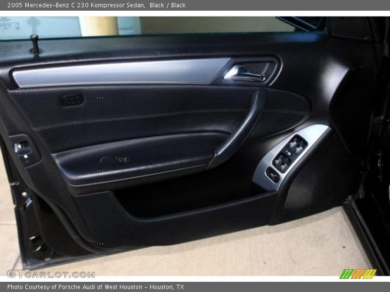 Black / Black 2005 Mercedes-Benz C 230 Kompressor Sedan