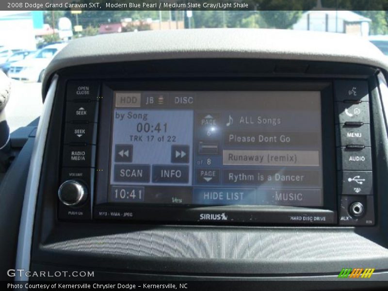 Modern Blue Pearl / Medium Slate Gray/Light Shale 2008 Dodge Grand Caravan SXT