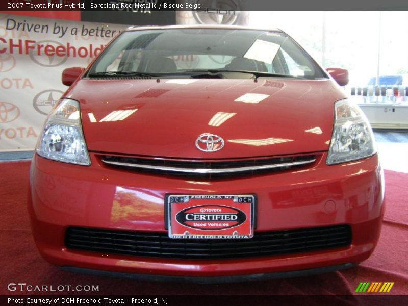 Barcelona Red Metallic / Bisque Beige 2007 Toyota Prius Hybrid