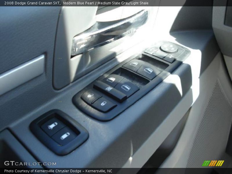 Modern Blue Pearl / Medium Slate Gray/Light Shale 2008 Dodge Grand Caravan SXT