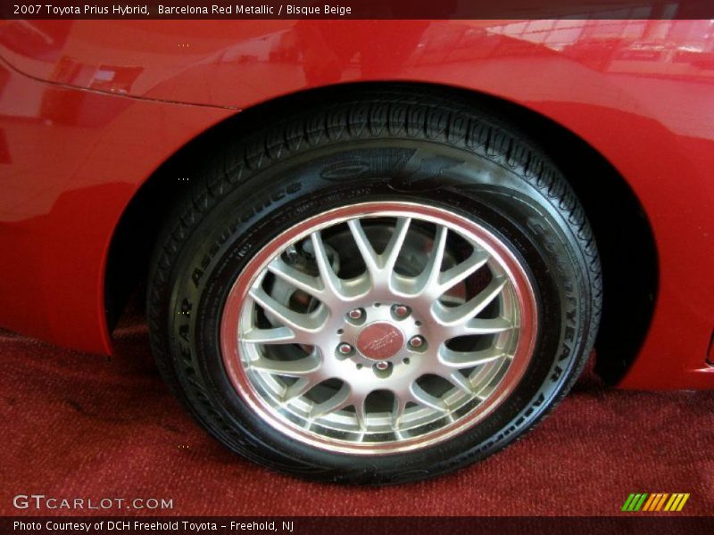 Barcelona Red Metallic / Bisque Beige 2007 Toyota Prius Hybrid