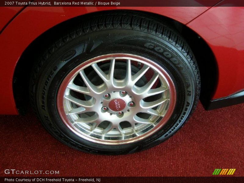 Barcelona Red Metallic / Bisque Beige 2007 Toyota Prius Hybrid