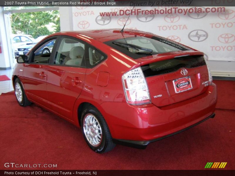 Barcelona Red Metallic / Bisque Beige 2007 Toyota Prius Hybrid