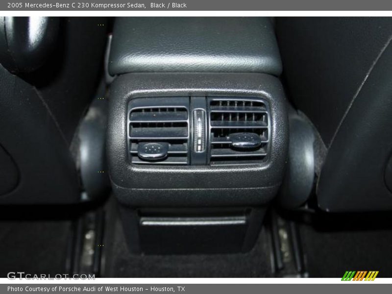 Black / Black 2005 Mercedes-Benz C 230 Kompressor Sedan
