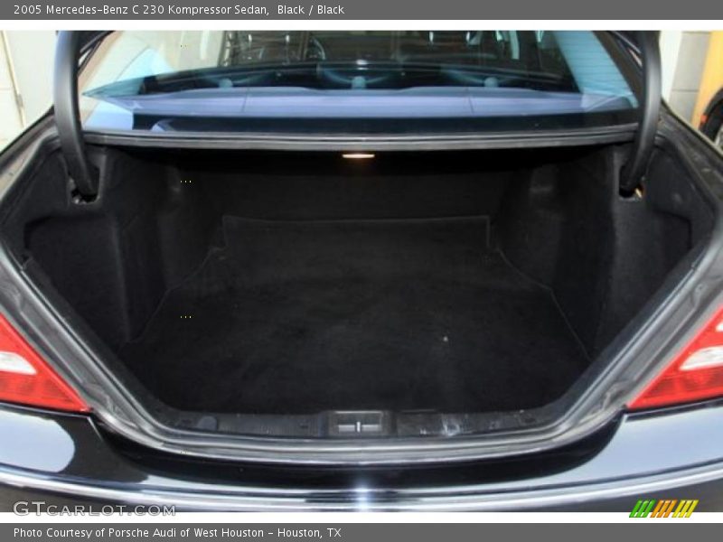 Black / Black 2005 Mercedes-Benz C 230 Kompressor Sedan