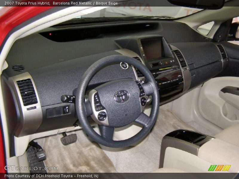 Barcelona Red Metallic / Bisque Beige 2007 Toyota Prius Hybrid