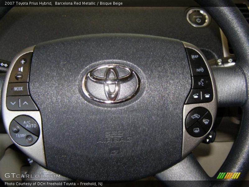 Barcelona Red Metallic / Bisque Beige 2007 Toyota Prius Hybrid
