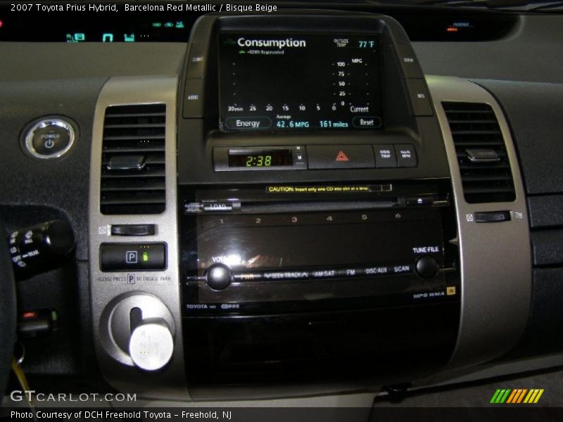 Barcelona Red Metallic / Bisque Beige 2007 Toyota Prius Hybrid