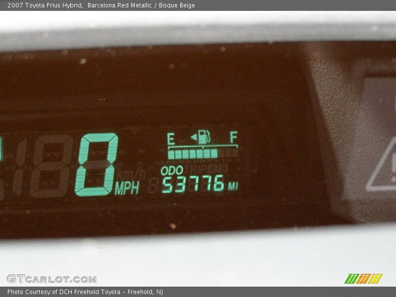 Barcelona Red Metallic / Bisque Beige 2007 Toyota Prius Hybrid