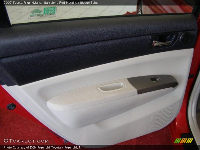 Barcelona Red Metallic / Bisque Beige 2007 Toyota Prius Hybrid