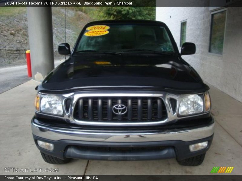 Black Sand Pearl / Charcoal 2004 Toyota Tacoma V6 TRD Xtracab 4x4