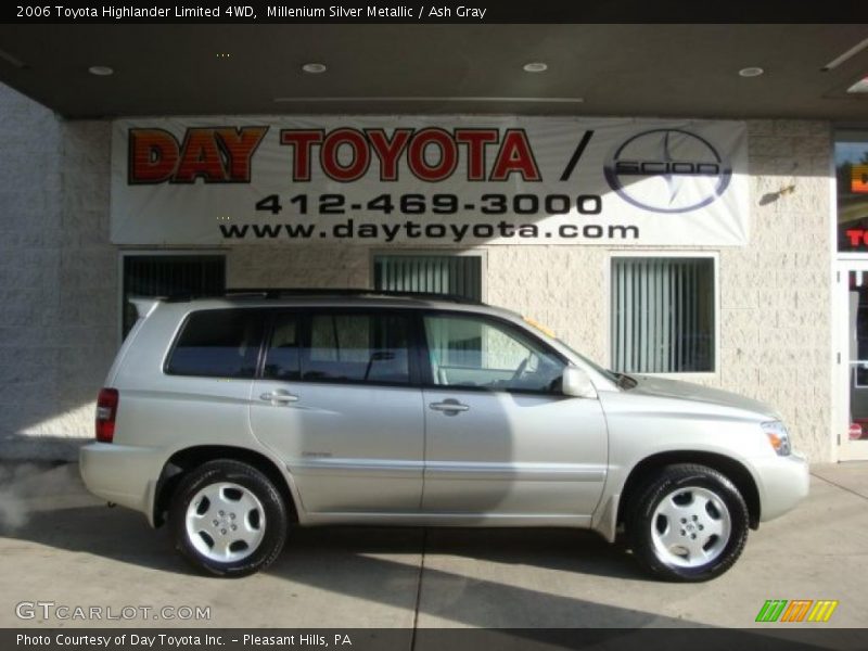 Millenium Silver Metallic / Ash Gray 2006 Toyota Highlander Limited 4WD