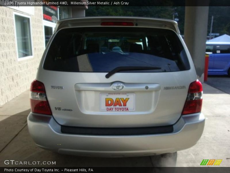 Millenium Silver Metallic / Ash Gray 2006 Toyota Highlander Limited 4WD