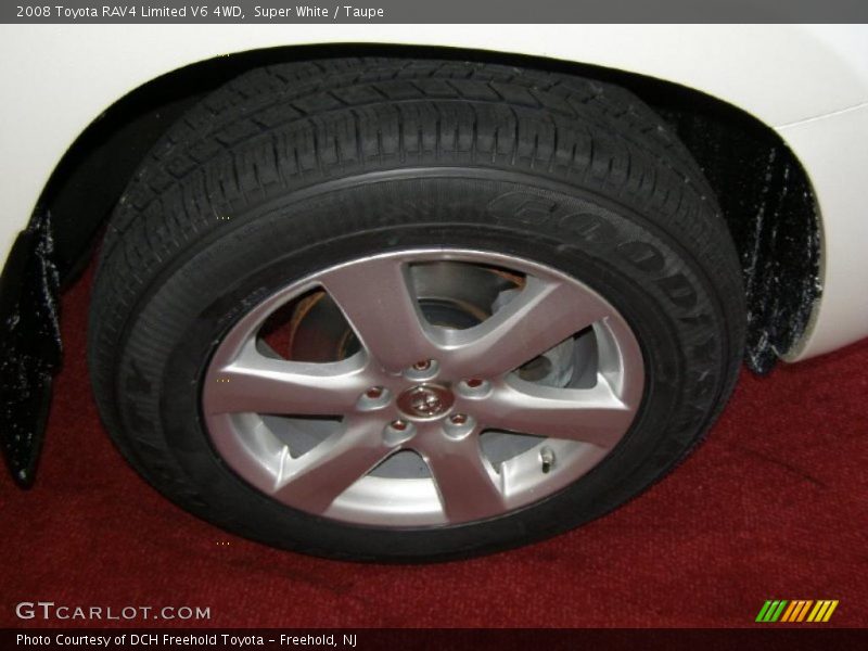 Super White / Taupe 2008 Toyota RAV4 Limited V6 4WD