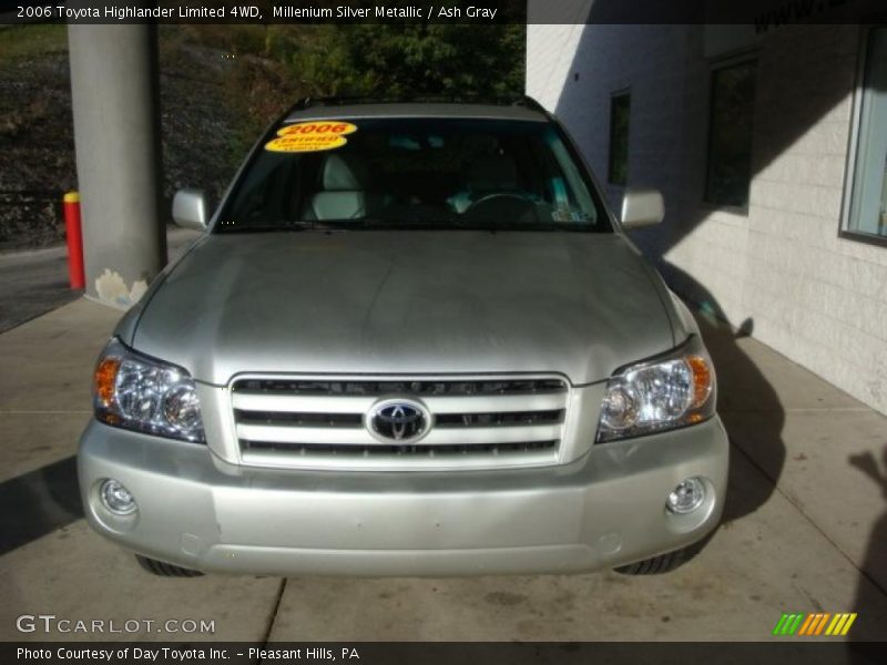 Millenium Silver Metallic / Ash Gray 2006 Toyota Highlander Limited 4WD
