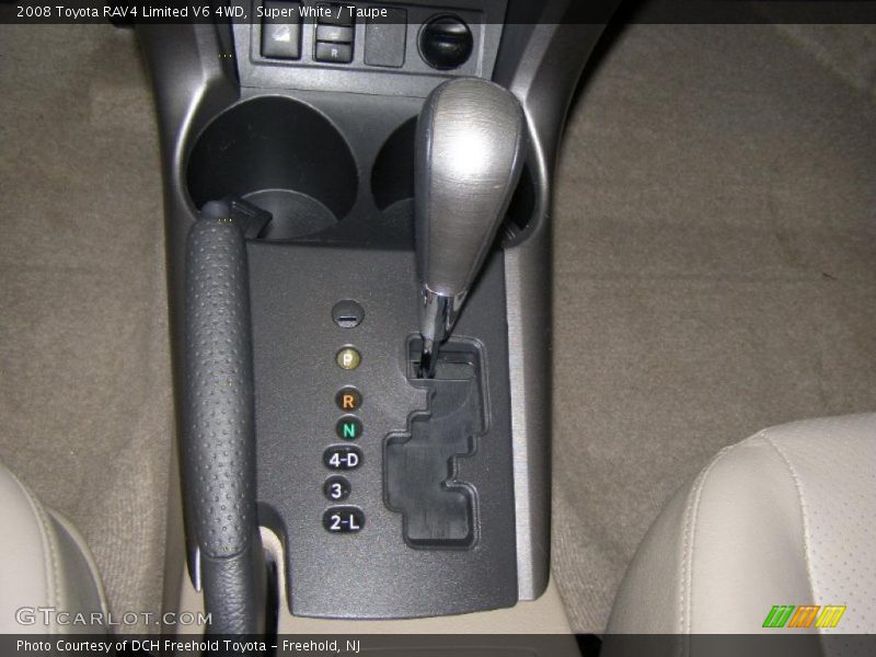 Super White / Taupe 2008 Toyota RAV4 Limited V6 4WD