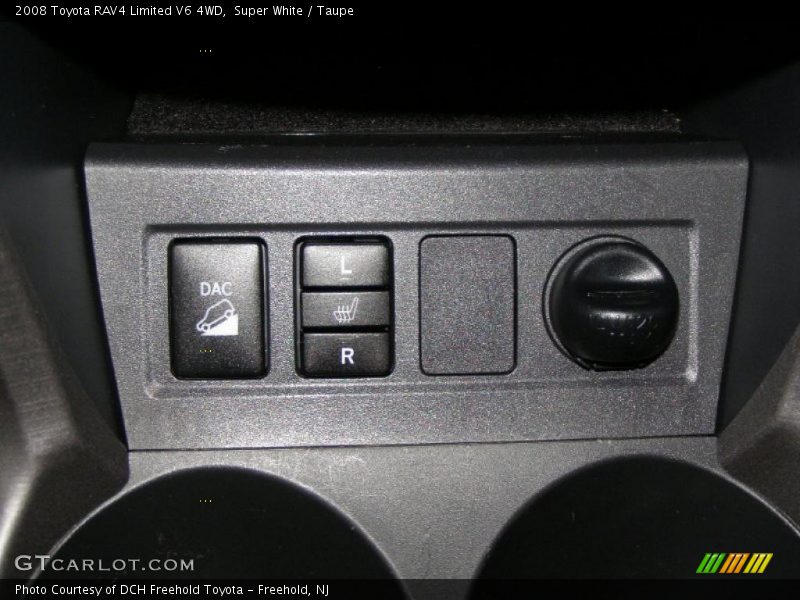 Super White / Taupe 2008 Toyota RAV4 Limited V6 4WD
