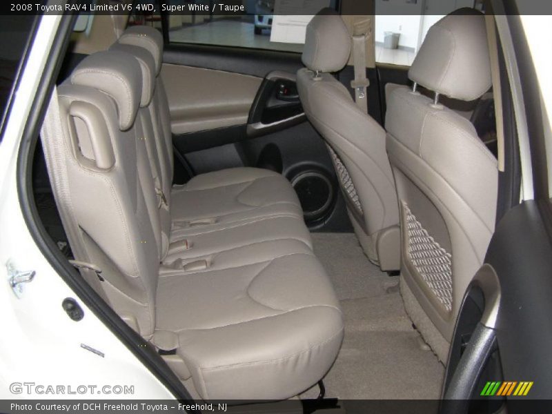 Super White / Taupe 2008 Toyota RAV4 Limited V6 4WD