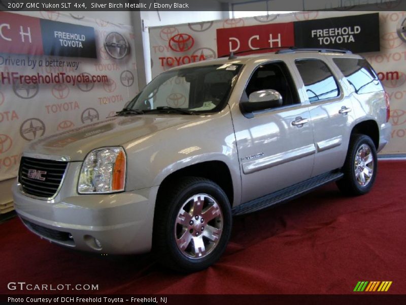 Silver Birch Metallic / Ebony Black 2007 GMC Yukon SLT 4x4