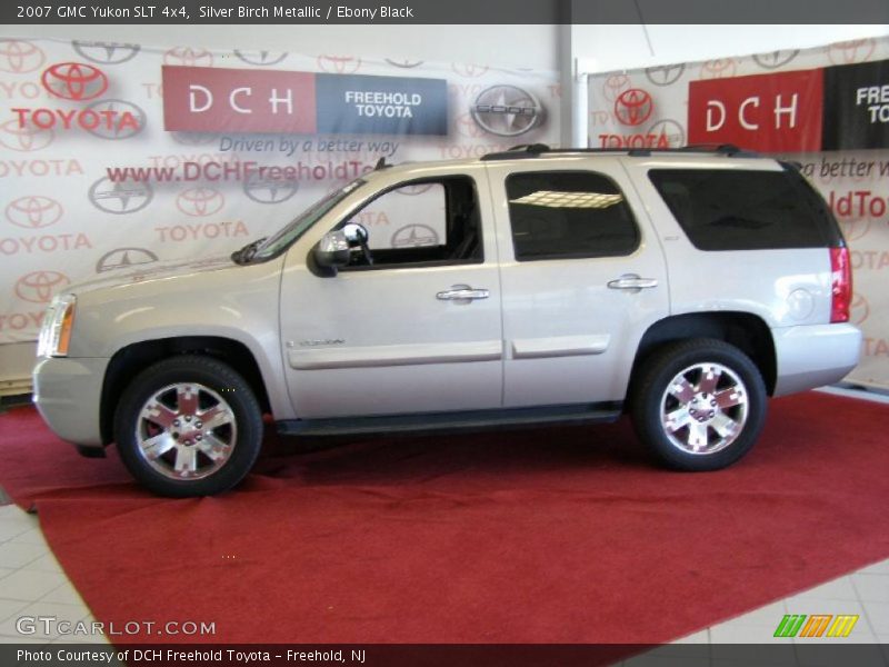 Silver Birch Metallic / Ebony Black 2007 GMC Yukon SLT 4x4