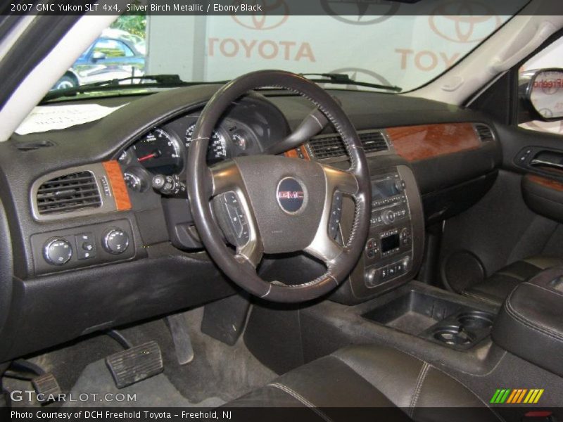 Silver Birch Metallic / Ebony Black 2007 GMC Yukon SLT 4x4