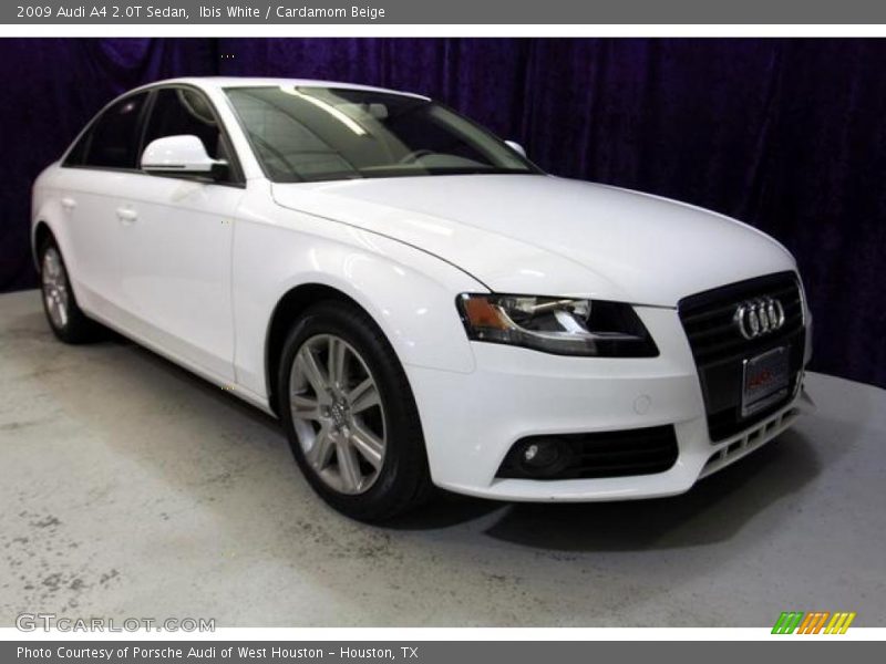 Ibis White / Cardamom Beige 2009 Audi A4 2.0T Sedan