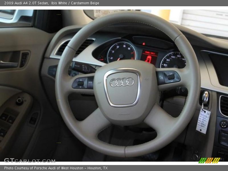 Ibis White / Cardamom Beige 2009 Audi A4 2.0T Sedan