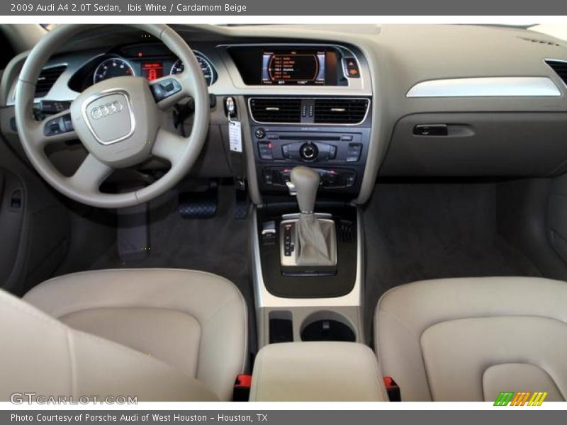 Ibis White / Cardamom Beige 2009 Audi A4 2.0T Sedan