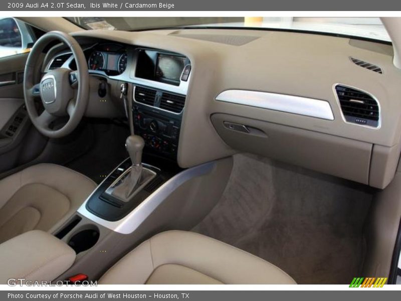 Ibis White / Cardamom Beige 2009 Audi A4 2.0T Sedan