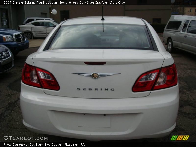 Stone White / Dark Slate Gray/Light Slate Gray 2007 Chrysler Sebring Touring Sedan