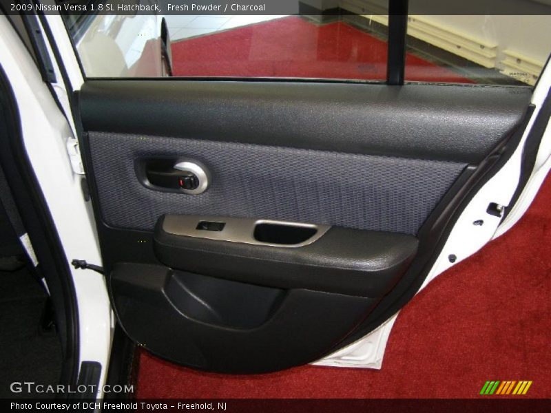Fresh Powder / Charcoal 2009 Nissan Versa 1.8 SL Hatchback