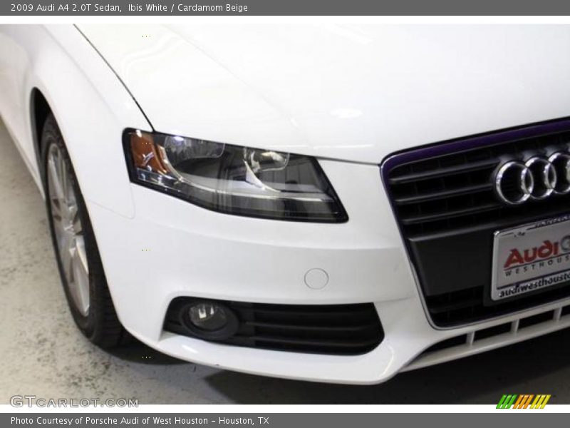 Ibis White / Cardamom Beige 2009 Audi A4 2.0T Sedan