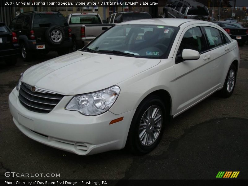Stone White / Dark Slate Gray/Light Slate Gray 2007 Chrysler Sebring Touring Sedan