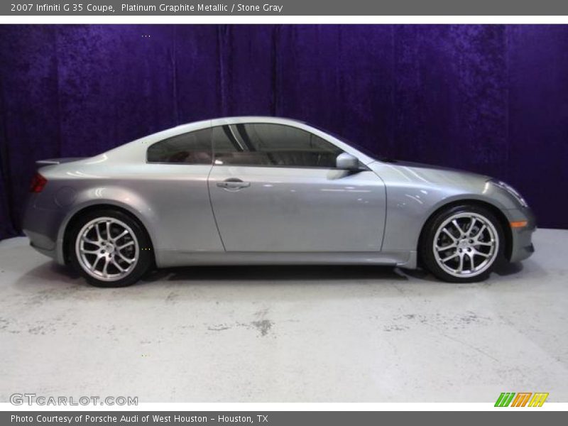 Platinum Graphite Metallic / Stone Gray 2007 Infiniti G 35 Coupe