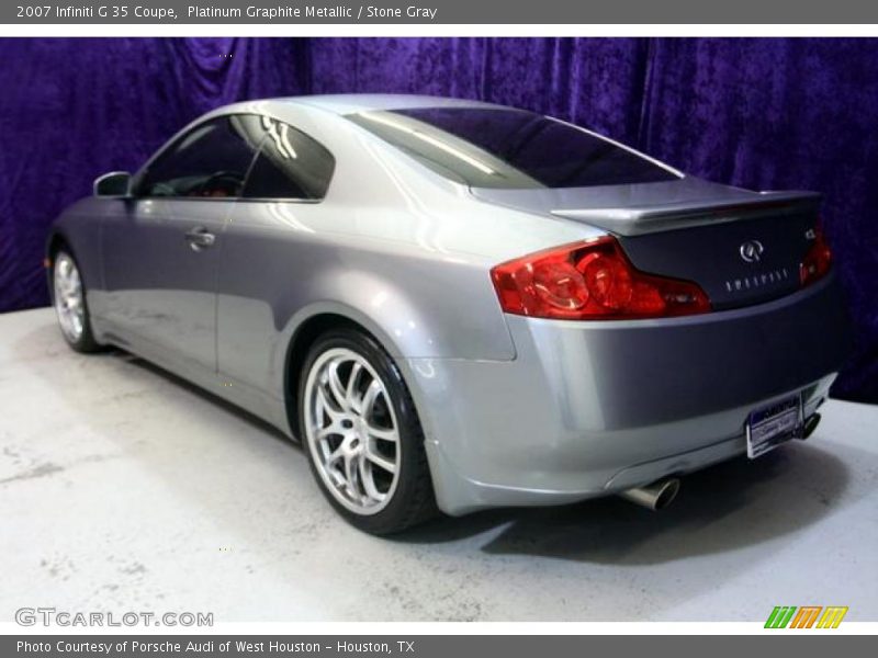Platinum Graphite Metallic / Stone Gray 2007 Infiniti G 35 Coupe