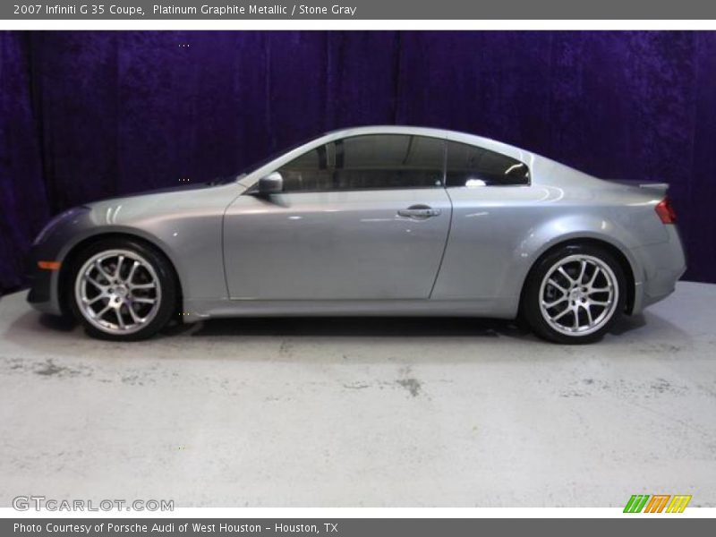 Platinum Graphite Metallic / Stone Gray 2007 Infiniti G 35 Coupe