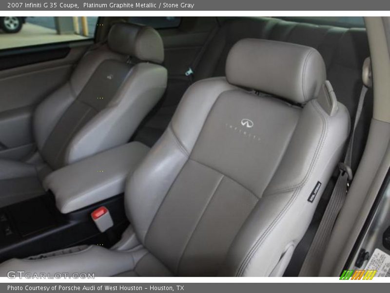 Platinum Graphite Metallic / Stone Gray 2007 Infiniti G 35 Coupe