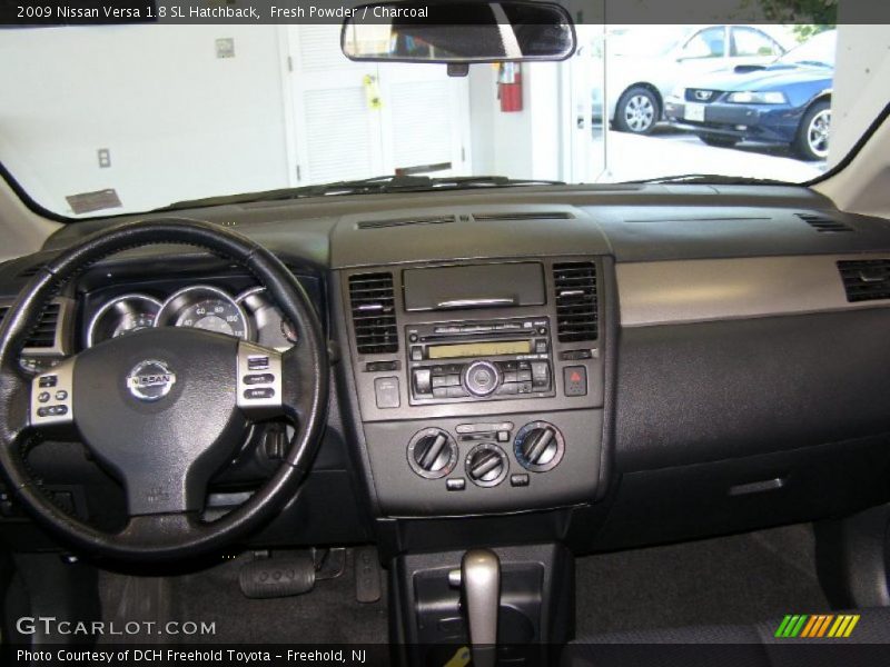 Fresh Powder / Charcoal 2009 Nissan Versa 1.8 SL Hatchback