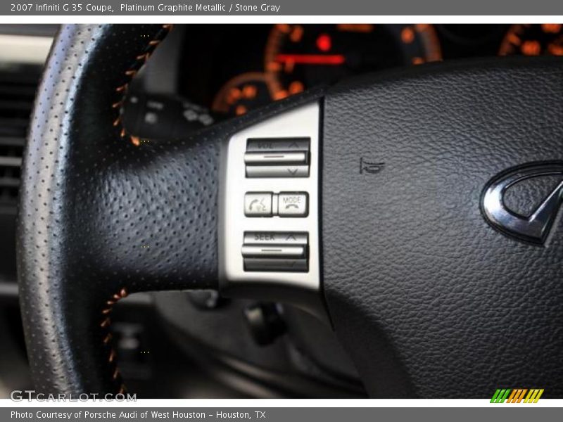 Platinum Graphite Metallic / Stone Gray 2007 Infiniti G 35 Coupe