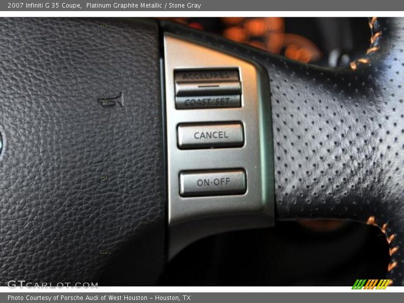 Platinum Graphite Metallic / Stone Gray 2007 Infiniti G 35 Coupe