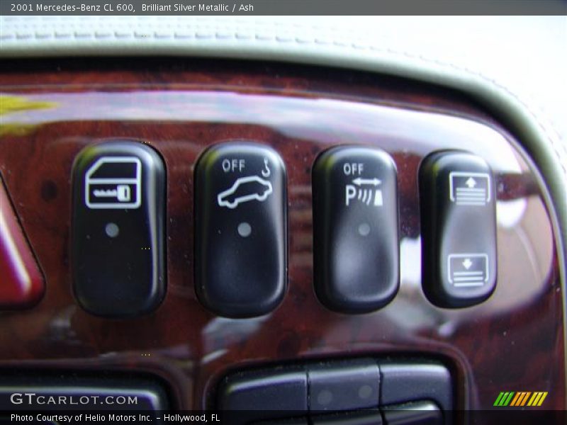 Brilliant Silver Metallic / Ash 2001 Mercedes-Benz CL 600