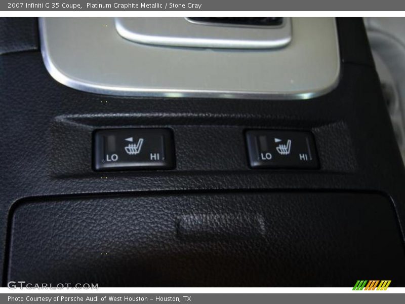 Platinum Graphite Metallic / Stone Gray 2007 Infiniti G 35 Coupe