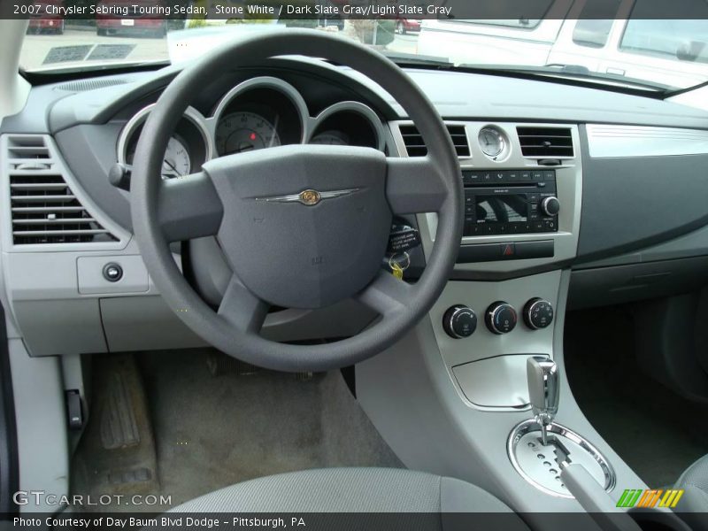 Stone White / Dark Slate Gray/Light Slate Gray 2007 Chrysler Sebring Touring Sedan