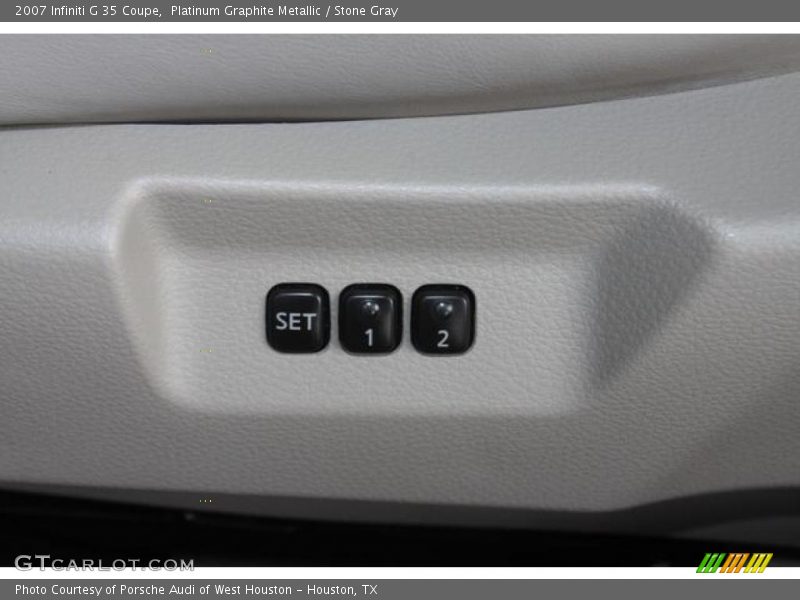 Platinum Graphite Metallic / Stone Gray 2007 Infiniti G 35 Coupe
