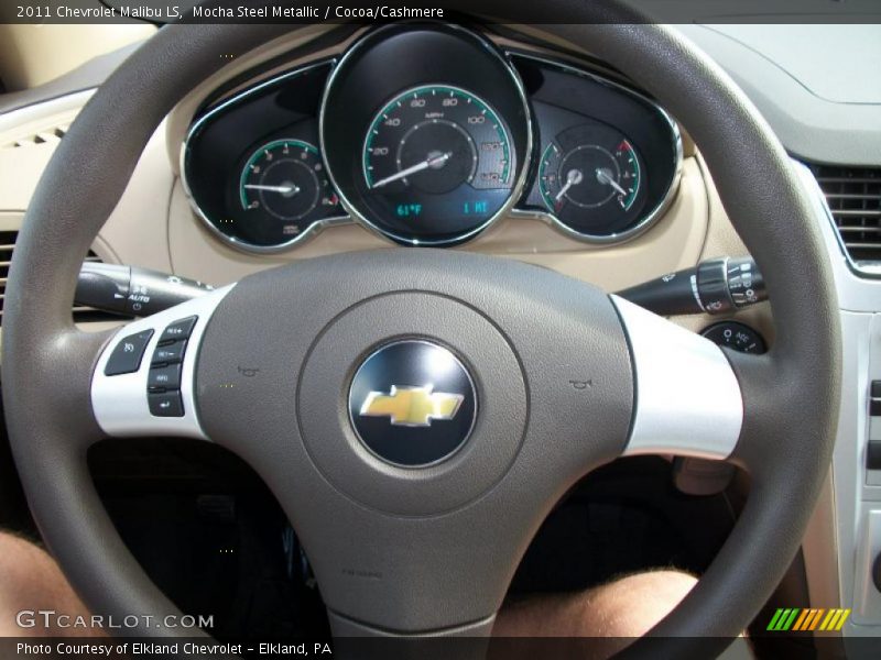 Mocha Steel Metallic / Cocoa/Cashmere 2011 Chevrolet Malibu LS