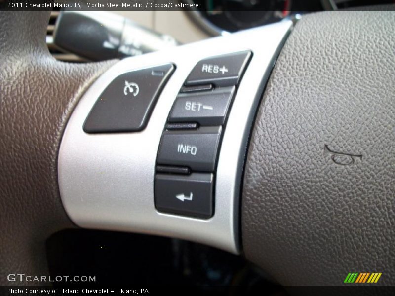 Mocha Steel Metallic / Cocoa/Cashmere 2011 Chevrolet Malibu LS