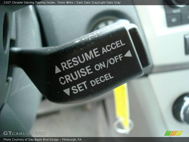 Stone White / Dark Slate Gray/Light Slate Gray 2007 Chrysler Sebring Touring Sedan